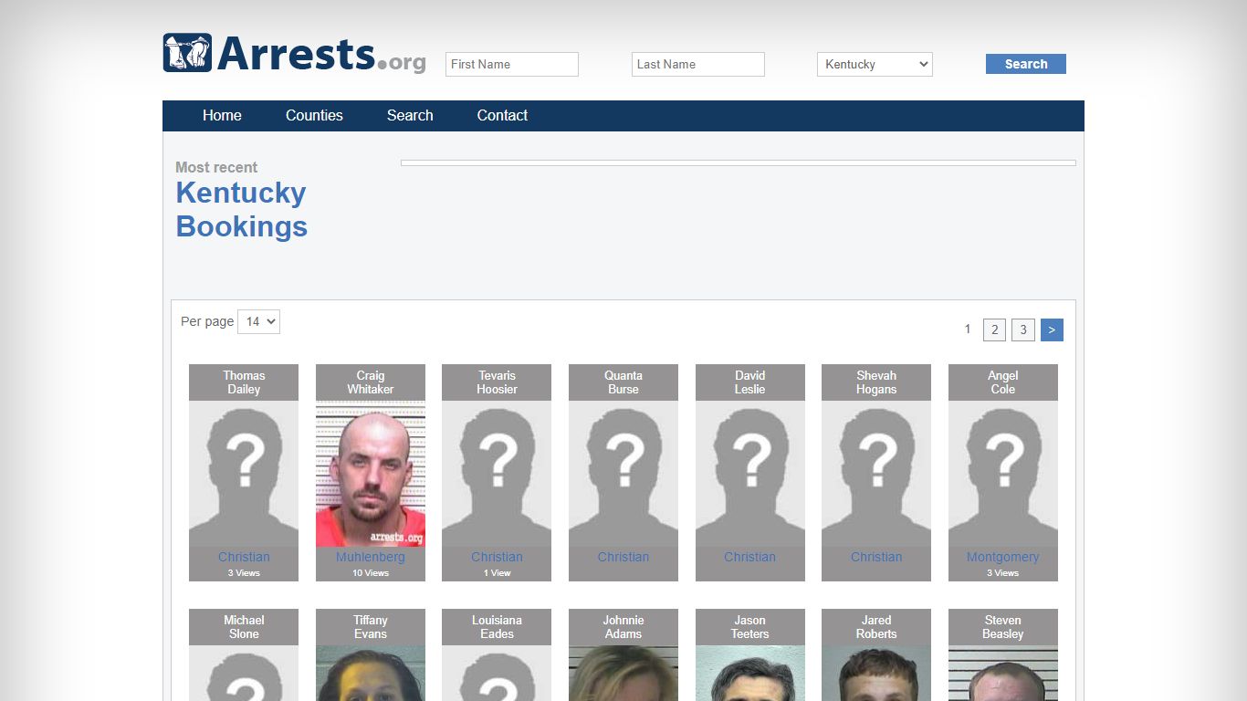 Kentucky Arrests and Inmate Search